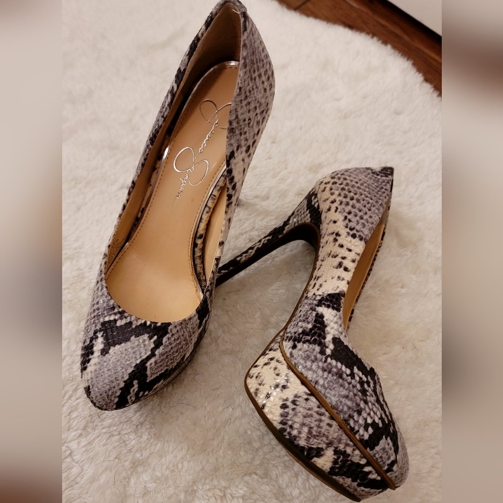 Jessica Simpson Snake Skin Heels